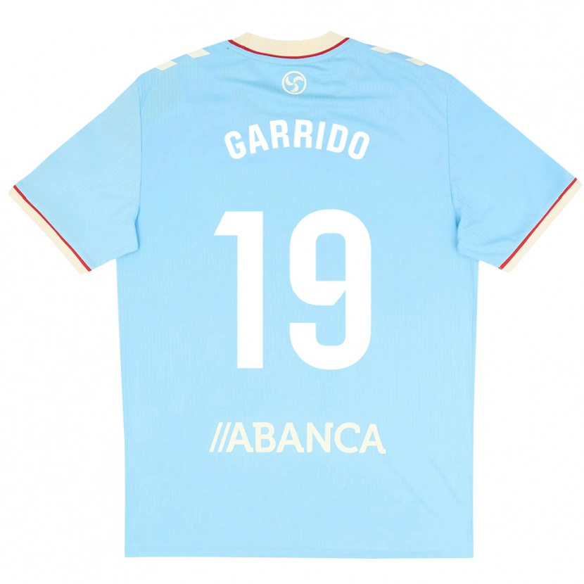 Danxen Kinder Manu Garrido #19 Himmelblau Weiß Rot Heimtrikot Trikot 2026/27 T-Shirt