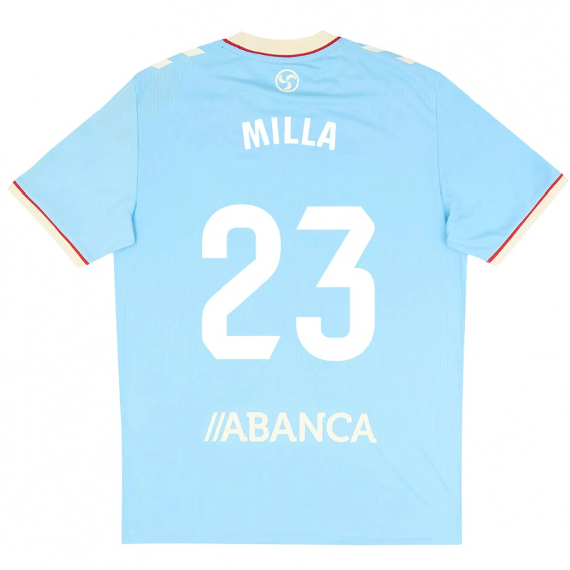Danxen Kinder Germain Milla #23 Himmelblau Weiß Rot Heimtrikot Trikot 2026/27 T-Shirt