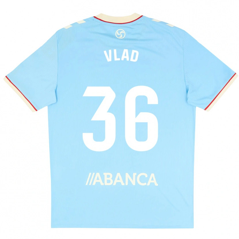 Danxen Kinder Vladimir Henrique Silva #36 Himmelblau Weiß Rot Heimtrikot Trikot 2026/27 T-Shirt