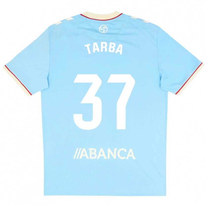 Danxen Kinder Ianis Tarba #37 Himmelblau Weiß Rot Heimtrikot Trikot 2026/27 T-Shirt
