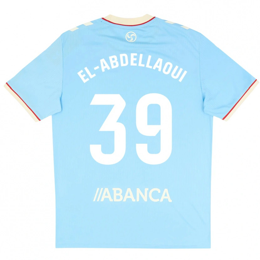 Danxen Kinder Jones El-Abdellaoui #39 Himmelblau Weiß Rot Heimtrikot Trikot 2026/27 T-Shirt