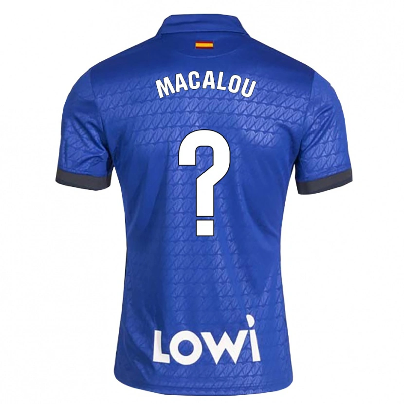 Danxen Kinder Mady Macalou #0 Blau Weiß Schwarz Heimtrikot Trikot 2026/27 T-Shirt