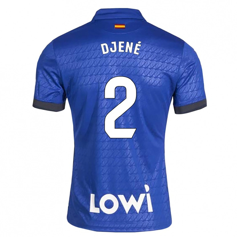 Danxen Kinder Dakonam Djené #2 Blau Weiß Schwarz Heimtrikot Trikot 2026/27 T-Shirt
