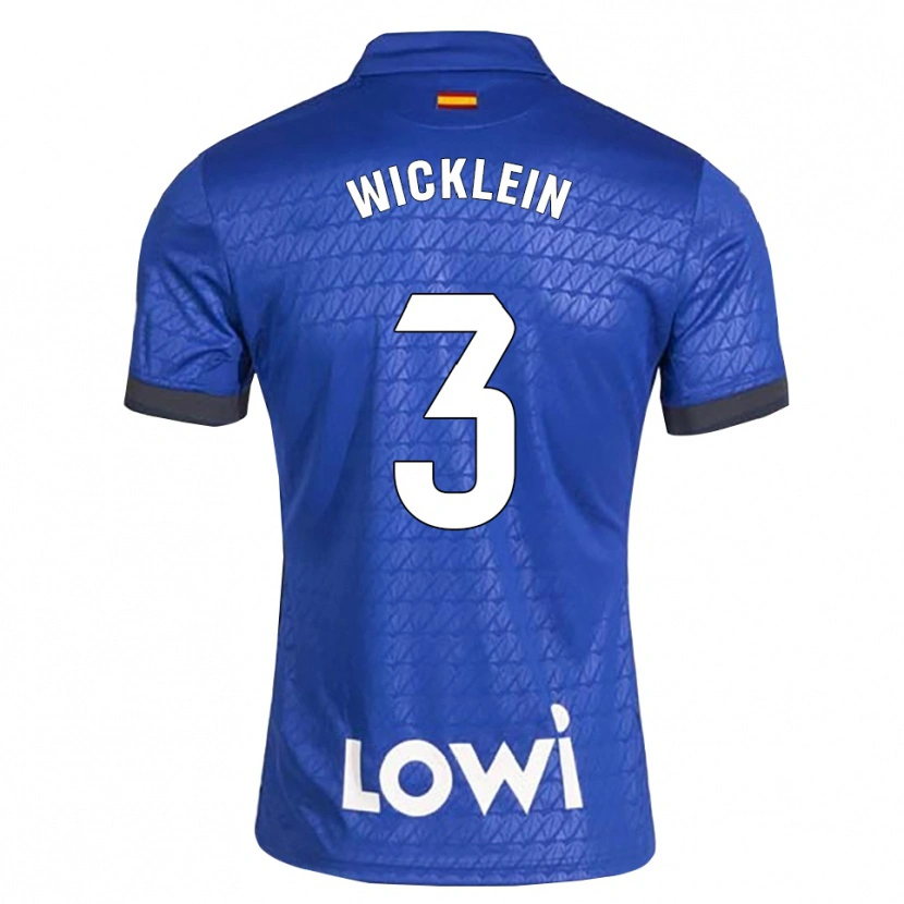 Danxen Kinder Johann Wicklein #3 Blau Weiß Schwarz Heimtrikot Trikot 2026/27 T-Shirt