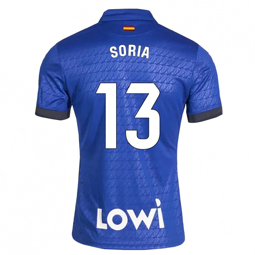 Danxen Kinder David Soria #13 Blau Weiß Schwarz Heimtrikot Trikot 2026/27 T-Shirt