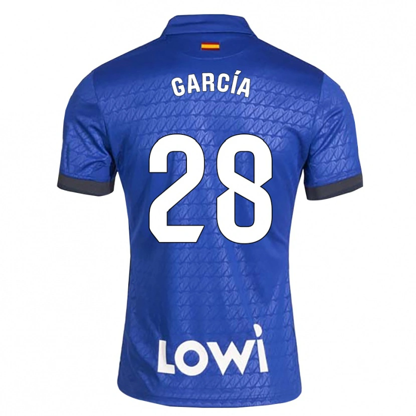 Danxen Kinder Hugo García #28 Blau Weiß Schwarz Heimtrikot Trikot 2026/27 T-Shirt