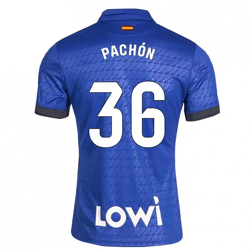 Danxen Kinder Marcos Pachón #36 Blau Weiß Schwarz Heimtrikot Trikot 2026/27 T-Shirt