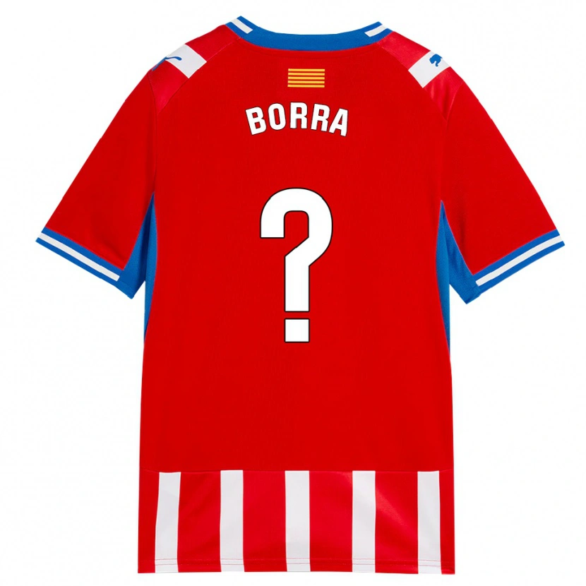 Danxen Kinder Biel Borra #0 Rot Weiß Himmelblau Heimtrikot Trikot 2026/27 T-Shirt