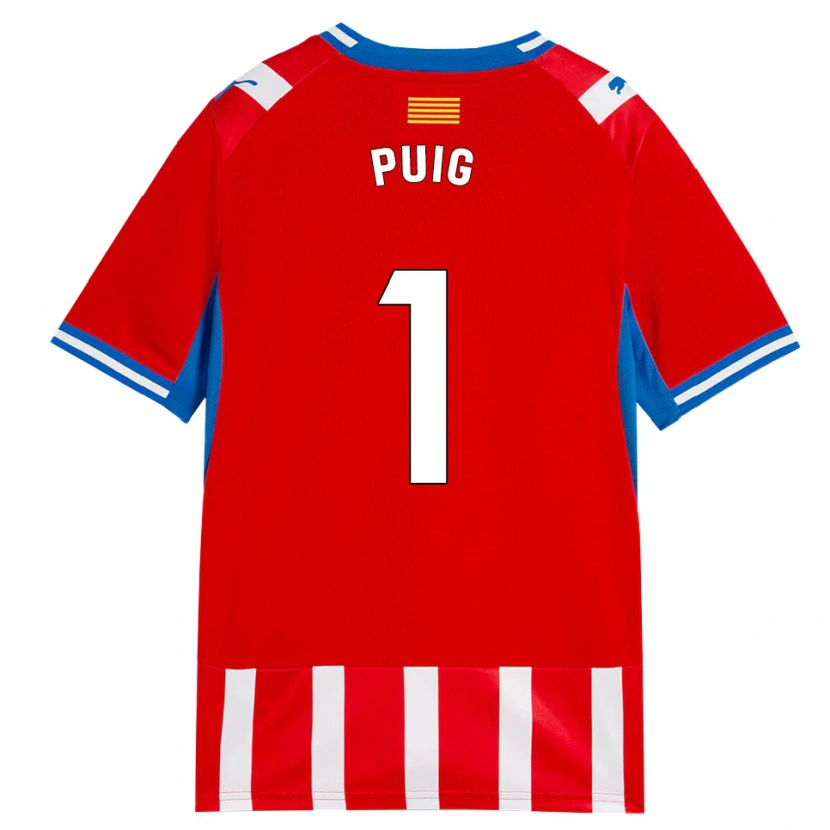 Danxen Kinder Sergi Puig #1 Rot Weiß Himmelblau Heimtrikot Trikot 2026/27 T-Shirt