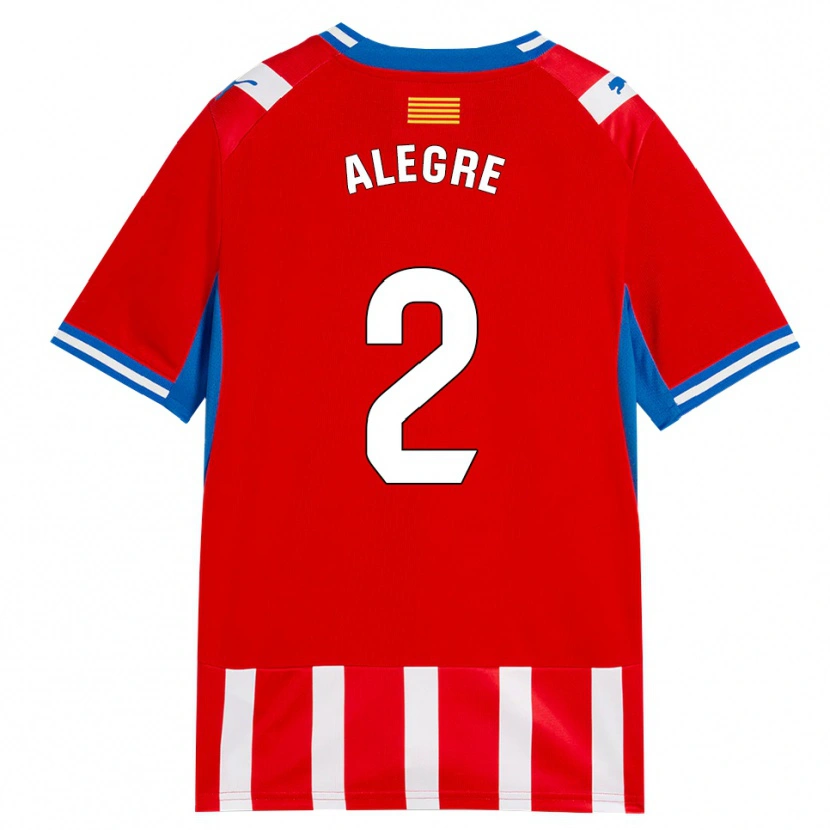 Danxen Kinder Marc Alegre #2 Rot Weiß Himmelblau Heimtrikot Trikot 2026/27 T-Shirt