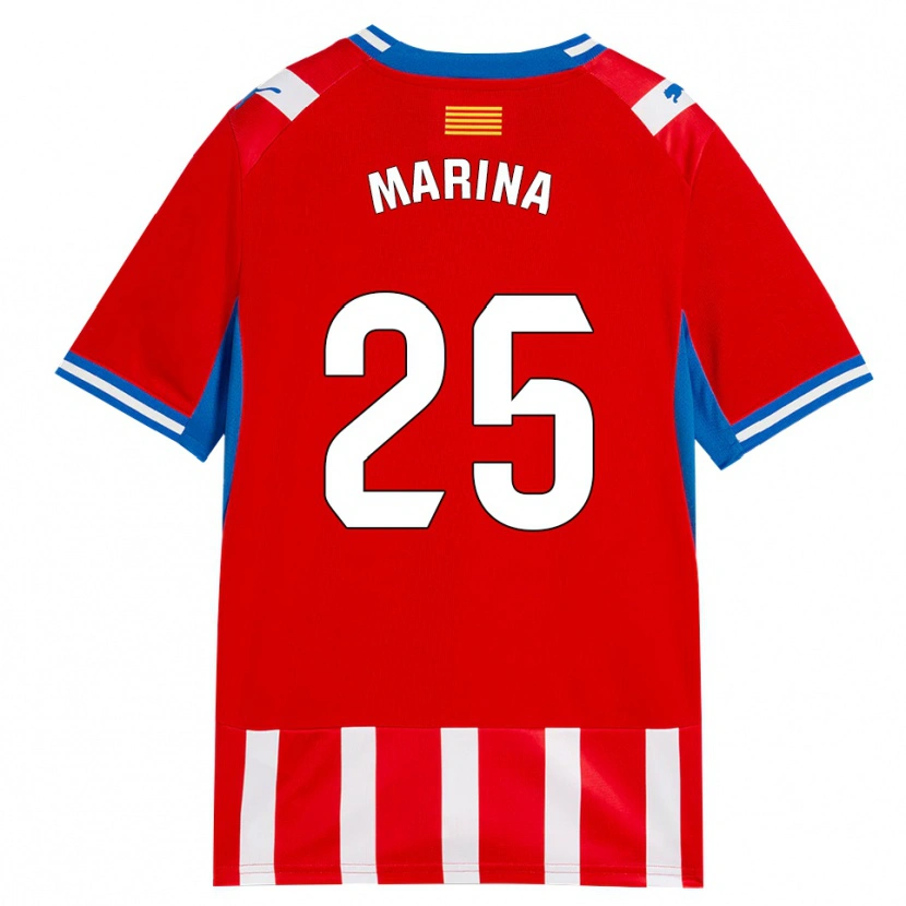 Danxen Kinder Sergi Marina #25 Rot Weiß Himmelblau Heimtrikot Trikot 2026/27 T-Shirt