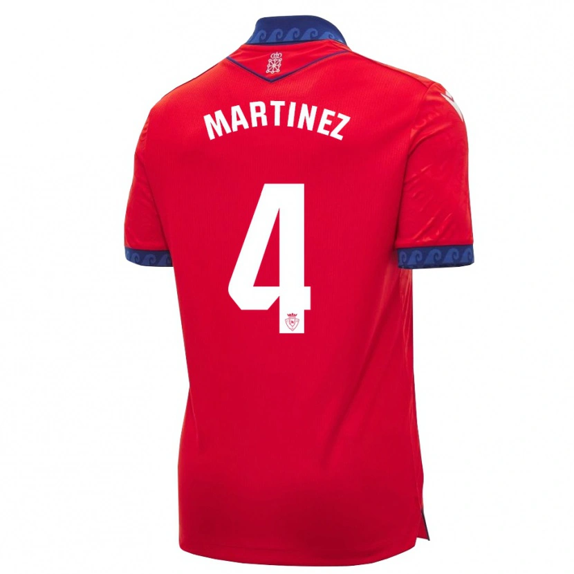 Danxen Kinder Vera Martínez Viota #4 Rot Marineblau Weiß Heimtrikot Trikot 2026/27 T-Shirt