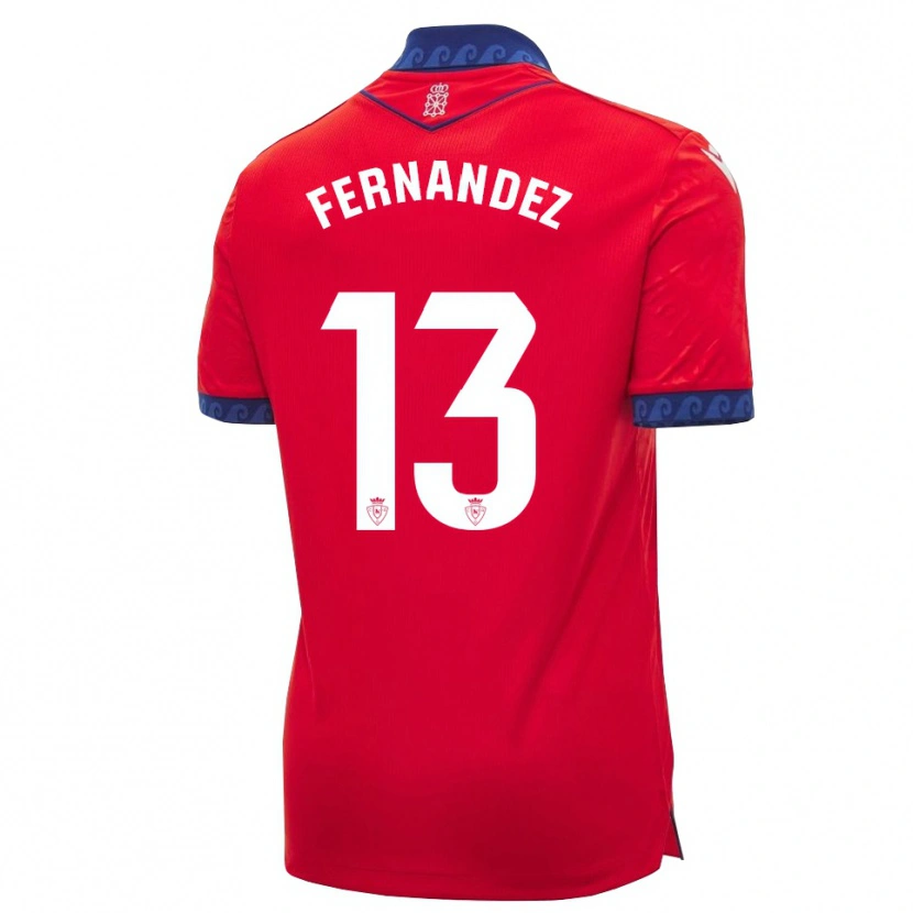 Danxen Kinder Aitor Fernández #13 Rot Marineblau Weiß Heimtrikot Trikot 2026/27 T-Shirt