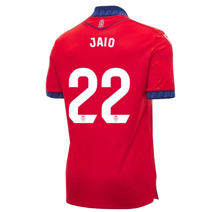 Danxen Kinder Jaione Larraiotz Senosiain #22 Rot Marineblau Weiß Heimtrikot Trikot 2026/27 T-Shirt