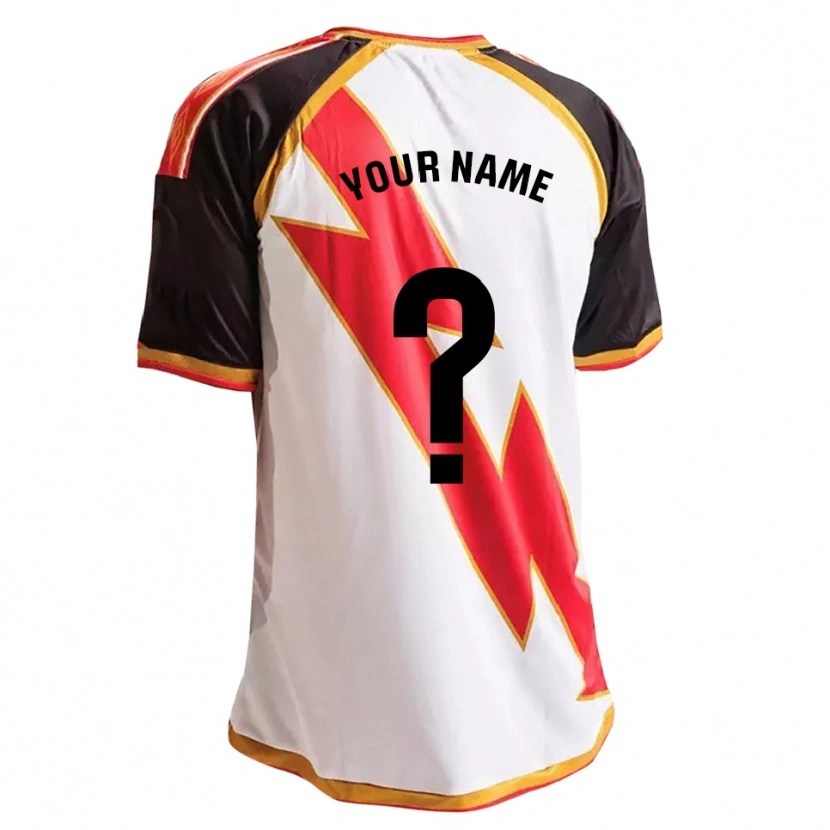 Danxen Kinder Ihren Namen #0 Schwarz Rot Weiß Gold Heimtrikot Trikot 2026/27 T-Shirt