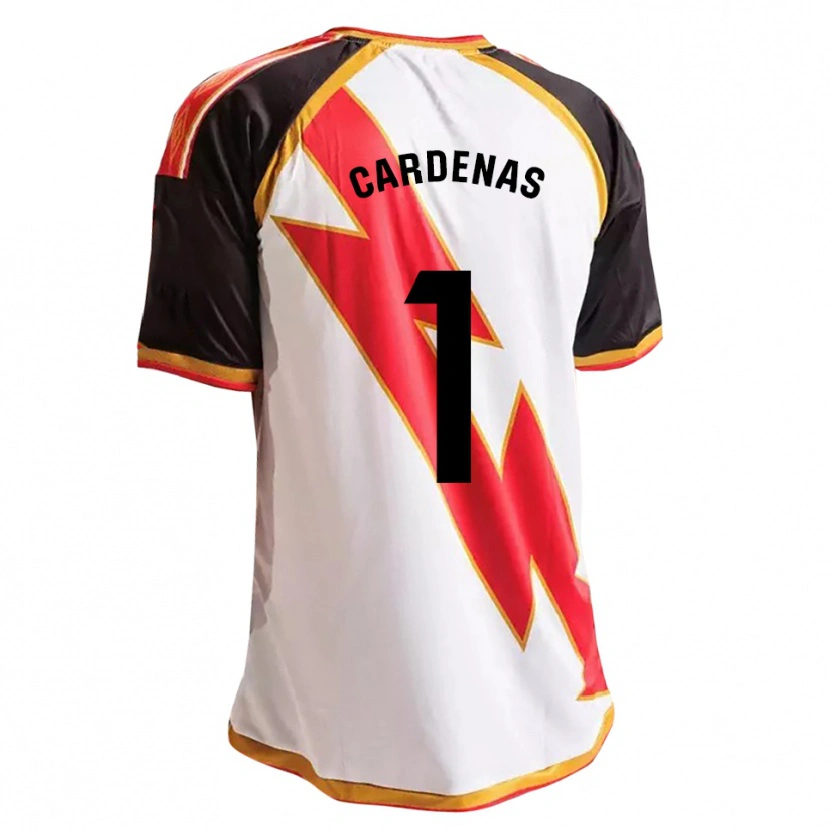 Danxen Kinder Dani Cárdenas #1 Schwarz Rot Weiß Gold Heimtrikot Trikot 2026/27 T-Shirt