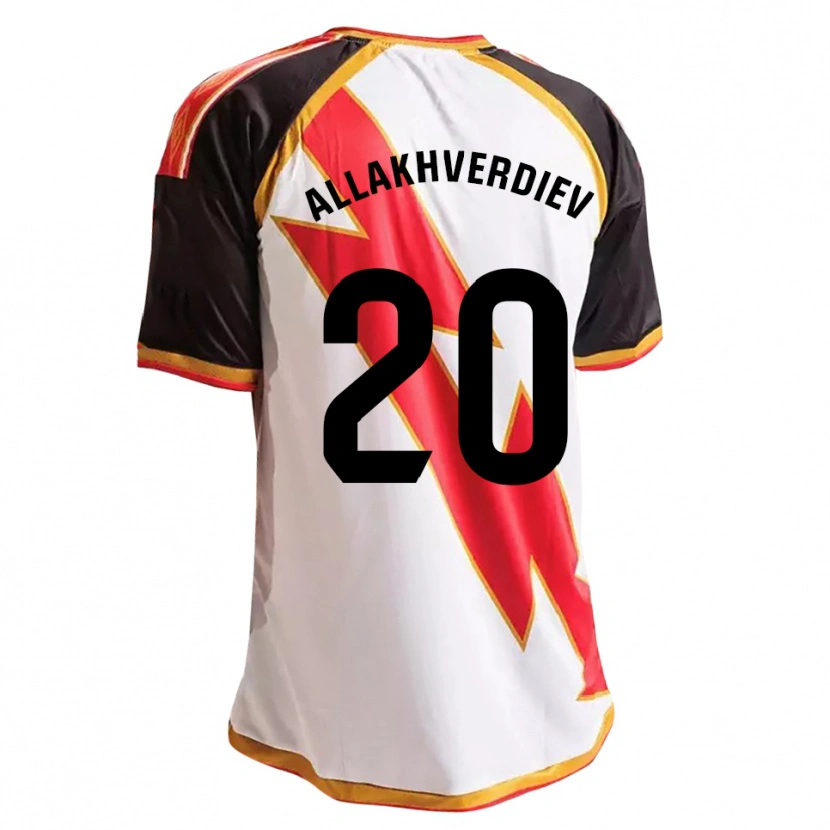 Danxen Kinder Raul Allakhverdiev #20 Schwarz Rot Weiß Gold Heimtrikot Trikot 2026/27 T-Shirt