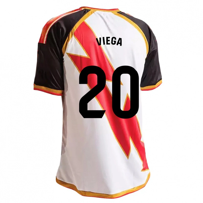 Danxen Kinder David Viega #20 Schwarz Rot Weiß Gold Heimtrikot Trikot 2026/27 T-Shirt