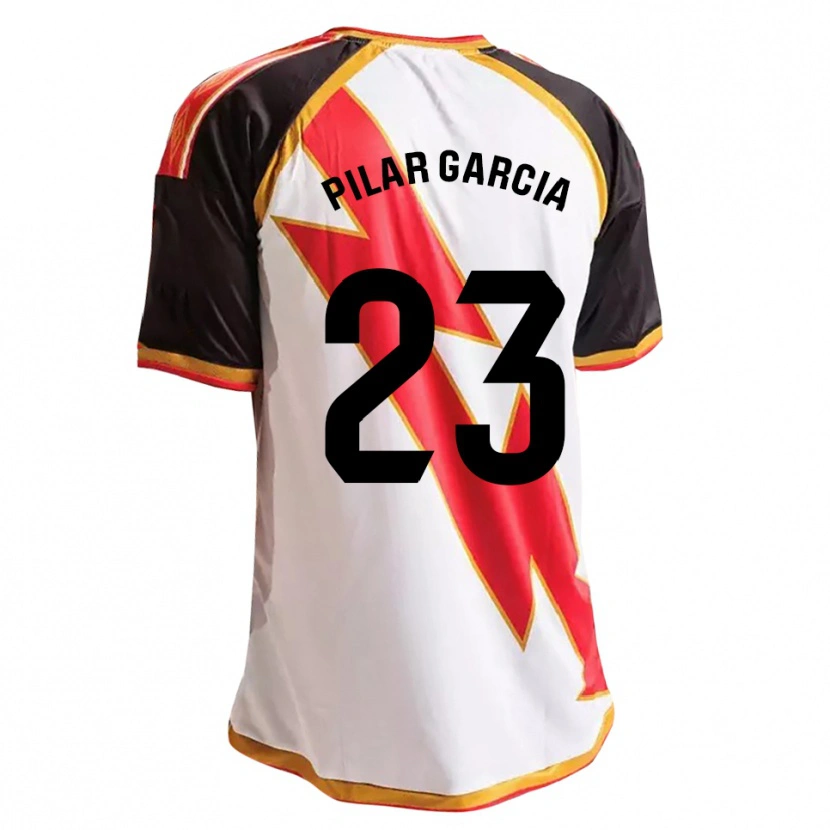 Danxen Kinder María Pilar García Villalba #23 Schwarz Rot Weiß Gold Heimtrikot Trikot 2026/27 T-Shirt