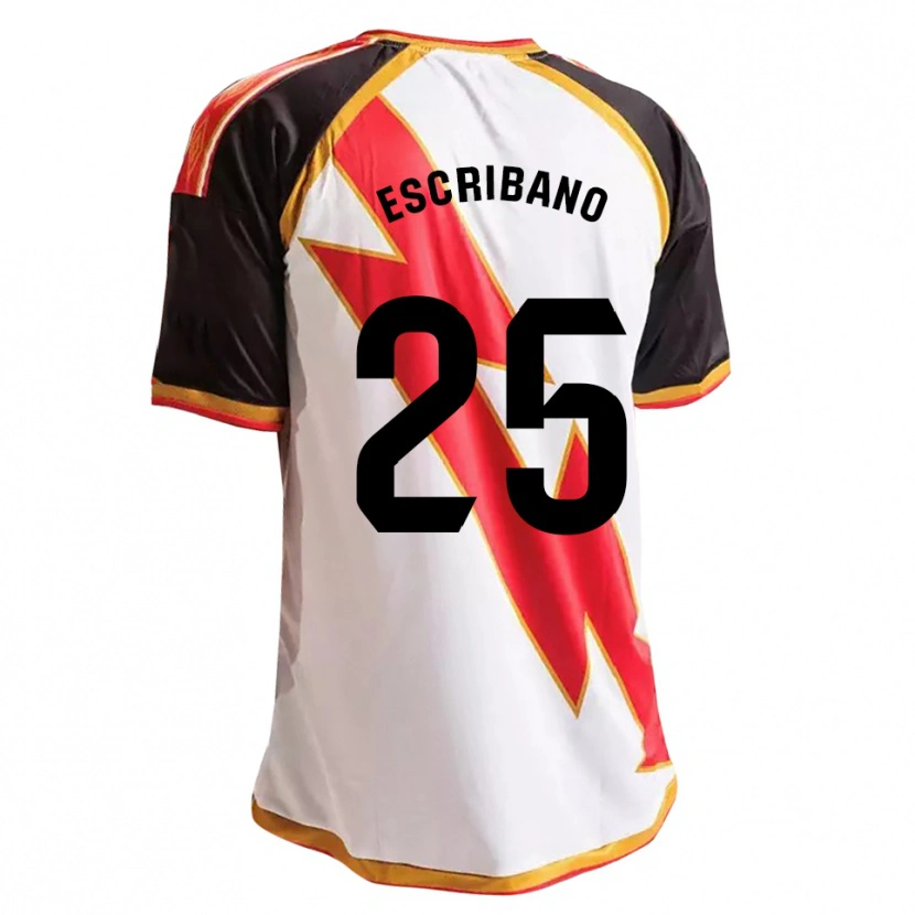 Danxen Kinder Francisco Escribano #25 Schwarz Rot Weiß Gold Heimtrikot Trikot 2026/27 T-Shirt