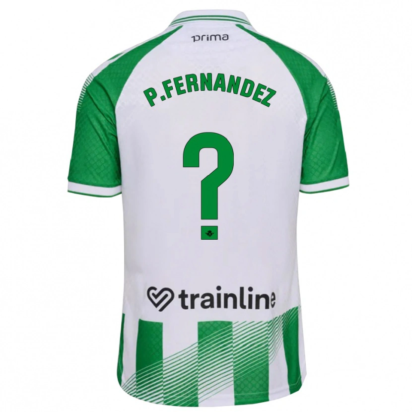 Danxen Kinder Paulo Fernández #0 Hellgrün Schwarz Weiß Heimtrikot Trikot 2026/27 T-Shirt