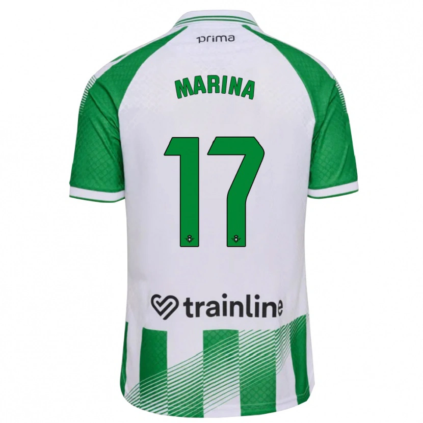 Danxen Kinder Rodrigo Marina #17 Hellgrün Schwarz Weiß Heimtrikot Trikot 2026/27 T-Shirt