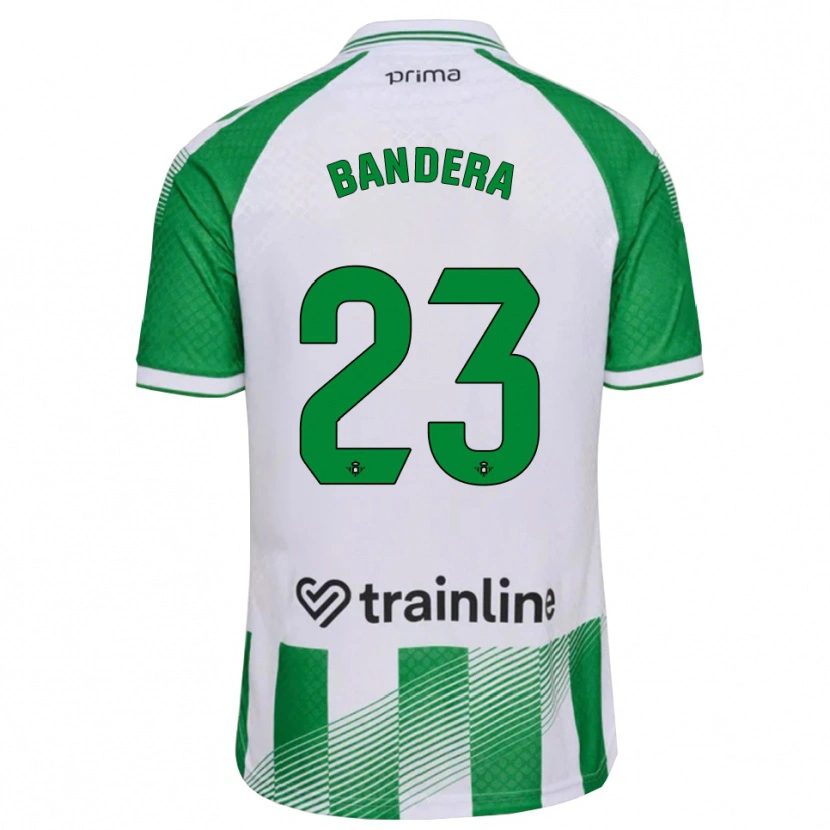 Danxen Kinder Kenta Bandera #23 Hellgrün Schwarz Weiß Heimtrikot Trikot 2026/27 T-Shirt