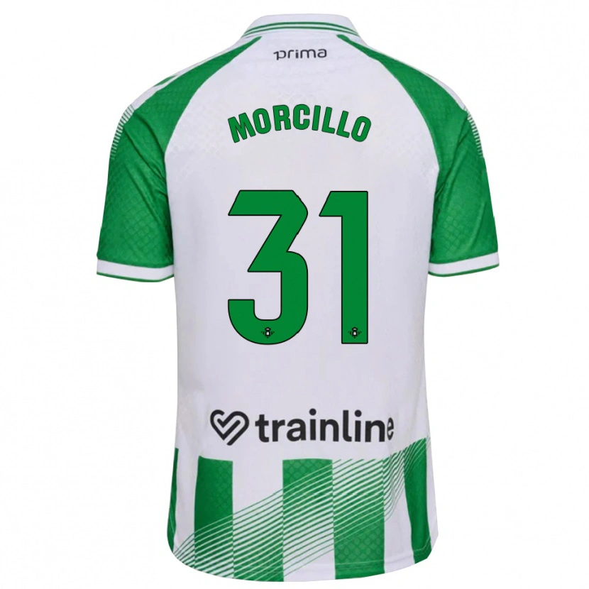Danxen Kinder Ana Morcillo #31 Hellgrün Schwarz Weiß Heimtrikot Trikot 2026/27 T-Shirt