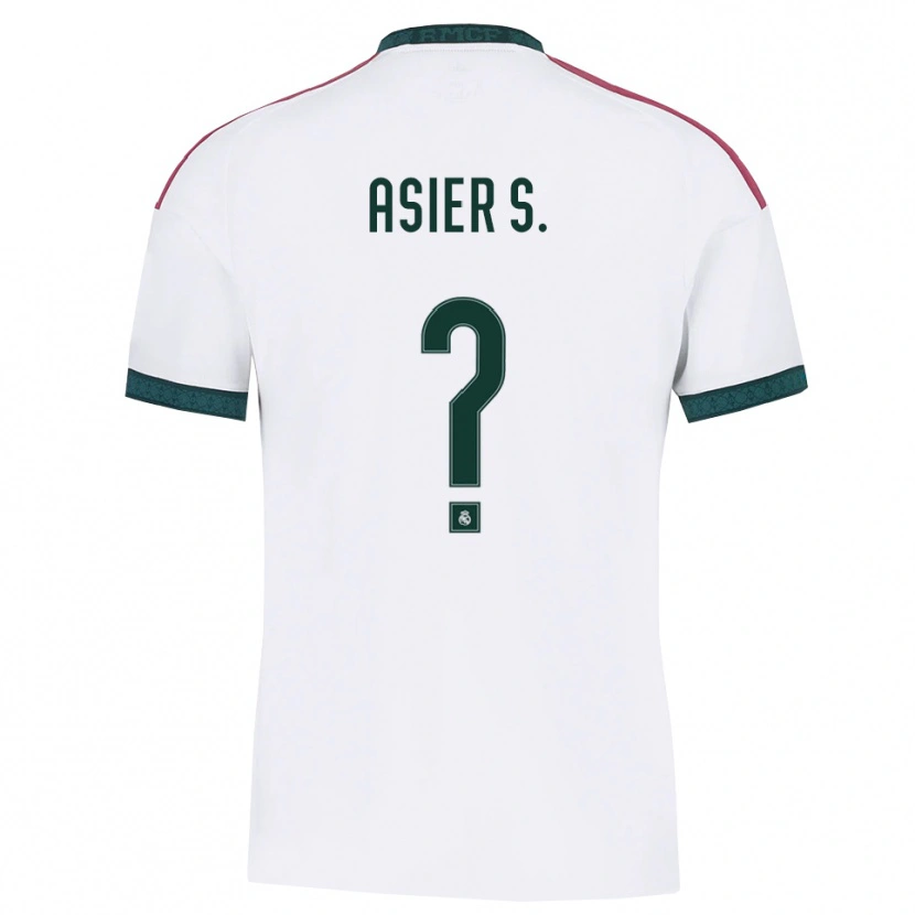 Danxen Kinder Asier Sánchez #0 Dunkelgrün Weiß Rot Heimtrikot Trikot 2026/27 T-Shirt