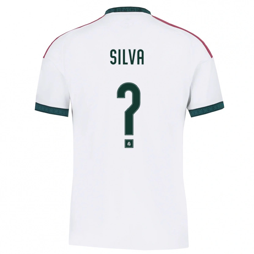 Danxen Kinder Aarón Silva #0 Dunkelgrün Weiß Rot Heimtrikot Trikot 2026/27 T-Shirt