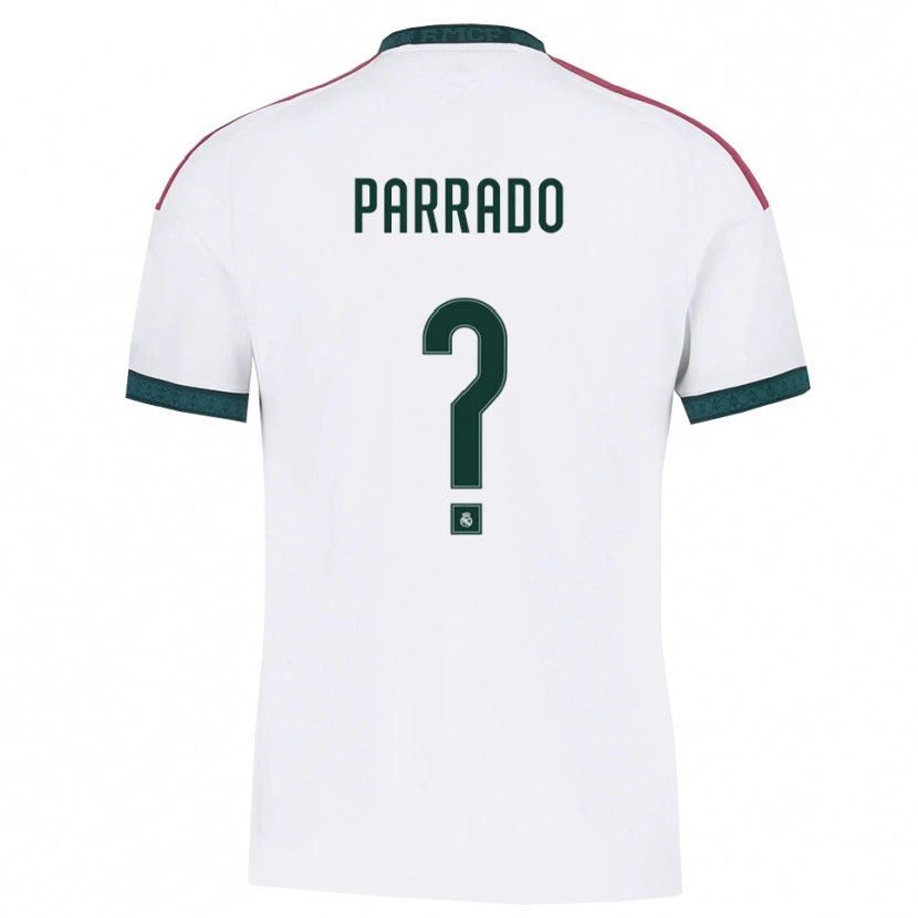 Danxen Kinder Diego Parrado #0 Dunkelgrün Weiß Rot Heimtrikot Trikot 2026/27 T-Shirt
