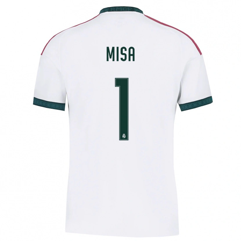 Danxen Kinder Misa Rodríguez #1 Dunkelgrün Weiß Rot Heimtrikot Trikot 2026/27 T-Shirt