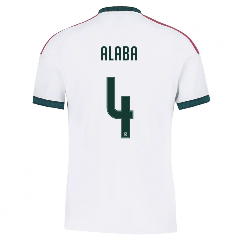 Danxen Kinder David Alaba #4 Dunkelgrün Weiß Rot Heimtrikot Trikot 2026/27 T-Shirt