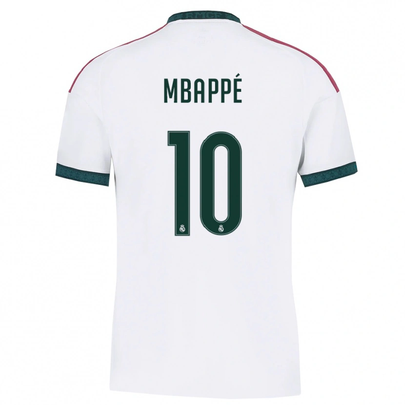 Danxen Kinder Kylian Mbappé #10 Dunkelgrün Weiß Rot Heimtrikot Trikot 2026/27 T-Shirt