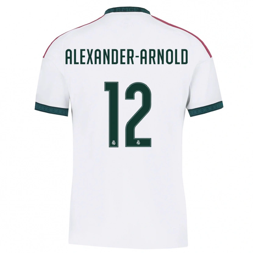 Danxen Kinder Trent Alexander-Arnold #12 Dunkelgrün Weiß Rot Heimtrikot Trikot 2026/27 T-Shirt