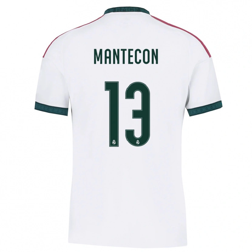Danxen Kinder Hugo Mantecon #13 Dunkelgrün Weiß Rot Heimtrikot Trikot 2026/27 T-Shirt