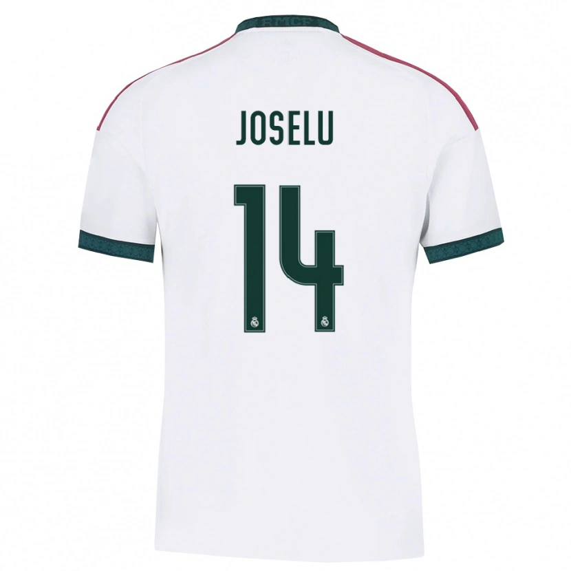 Danxen Kinder Joselu #14 Dunkelgrün Weiß Rot Heimtrikot Trikot 2026/27 T-Shirt