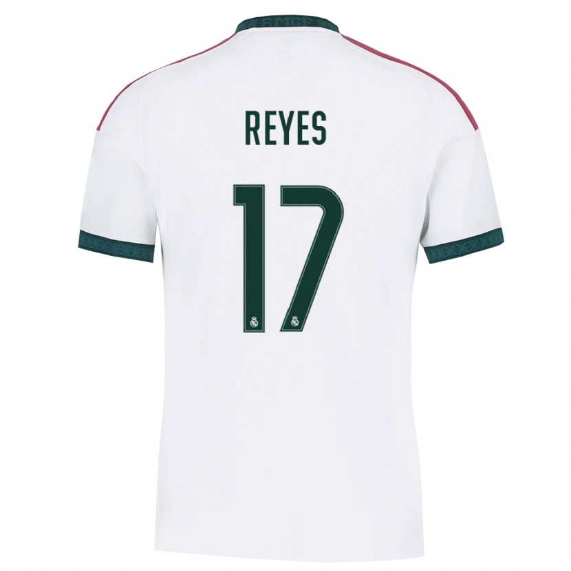 Danxen Kinder José Reyes #17 Dunkelgrün Weiß Rot Heimtrikot Trikot 2026/27 T-Shirt