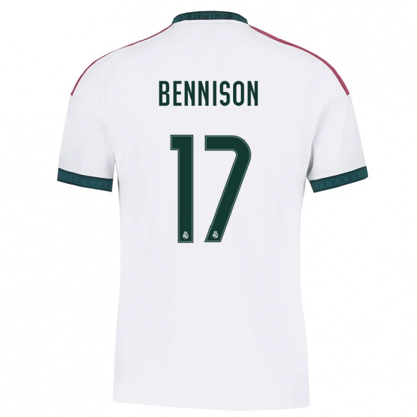 Danxen Kinder Hanna Bennison #17 Dunkelgrün Weiß Rot Heimtrikot Trikot 2026/27 T-Shirt