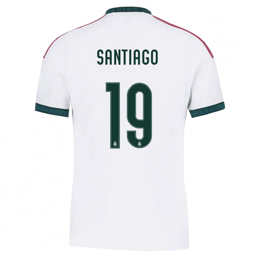 Danxen Kinder Aimar Santiago #19 Dunkelgrün Weiß Rot Heimtrikot Trikot 2026/27 T-Shirt