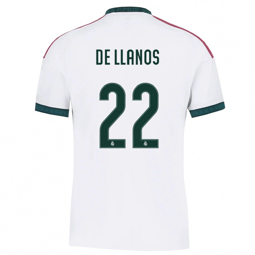 Danxen Kinder Hugo De Llanos #22 Dunkelgrün Weiß Rot Heimtrikot Trikot 2026/27 T-Shirt