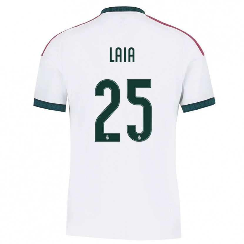 Danxen Kinder Laia López De La Morena #25 Dunkelgrün Weiß Rot Heimtrikot Trikot 2026/27 T-Shirt