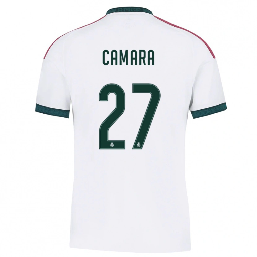 Danxen Kinder Kalifa Camara #27 Dunkelgrün Weiß Rot Heimtrikot Trikot 2026/27 T-Shirt