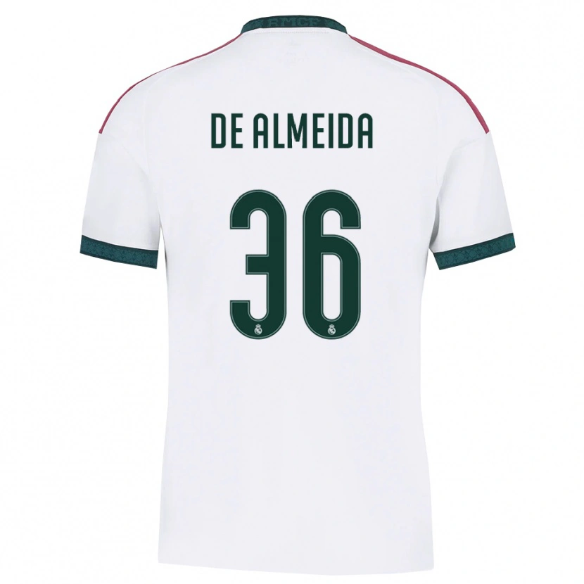 Danxen Kinder Paulo De Almeida #36 Dunkelgrün Weiß Rot Heimtrikot Trikot 2026/27 T-Shirt