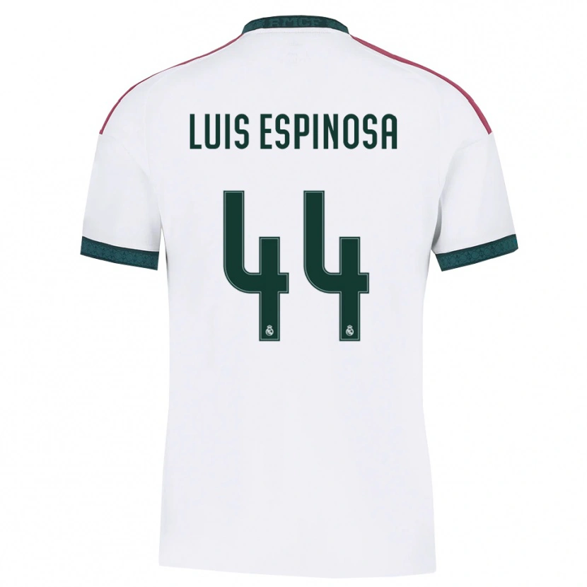Danxen Kinder José Luis Espinosa #44 Dunkelgrün Weiß Rot Heimtrikot Trikot 2026/27 T-Shirt