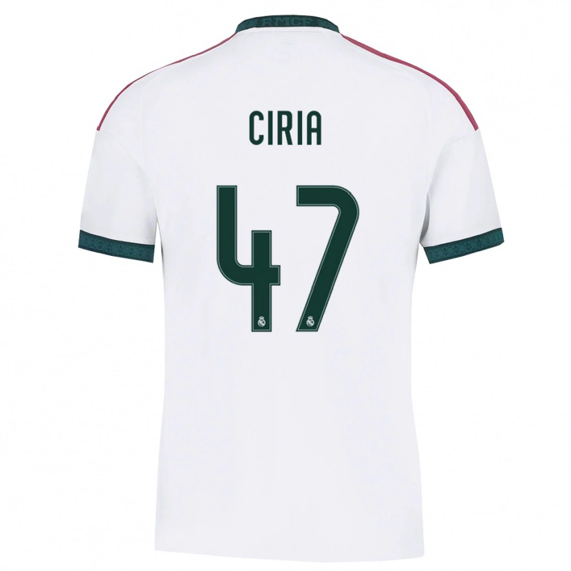 Danxen Kinder Alexis Ciria #47 Dunkelgrün Weiß Rot Heimtrikot Trikot 2026/27 T-Shirt