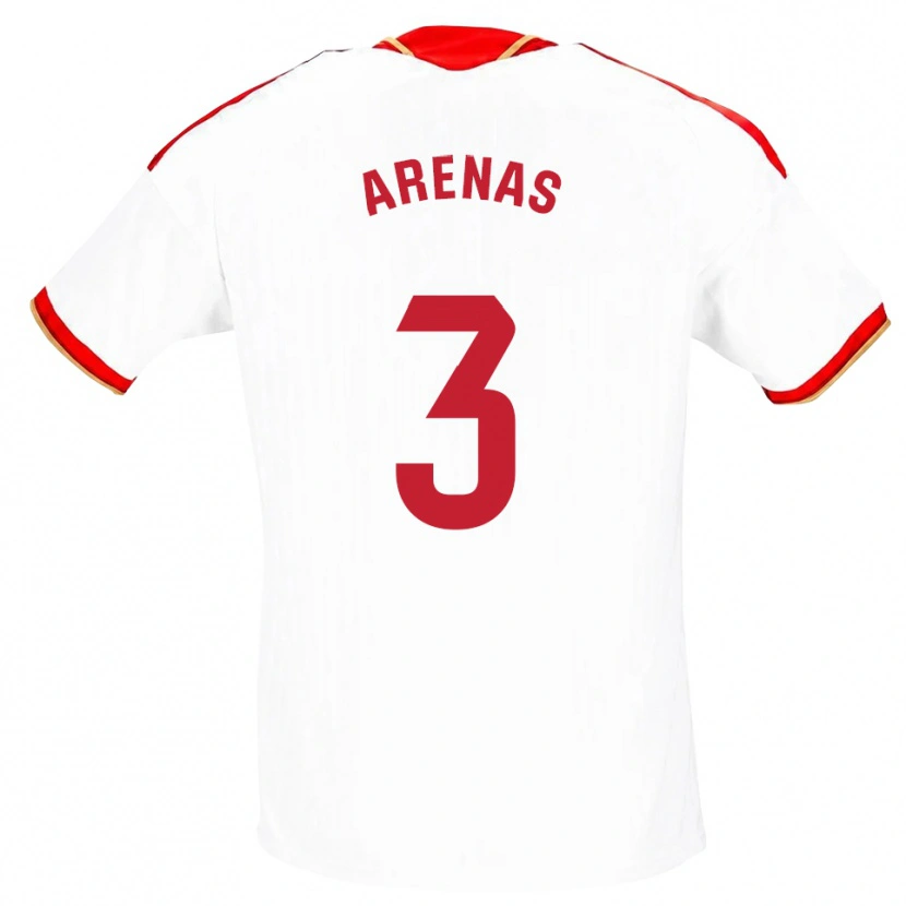 Danxen Kinder Manu Arenas #3 Weiß Rot Heimtrikot Trikot 2026/27 T-Shirt
