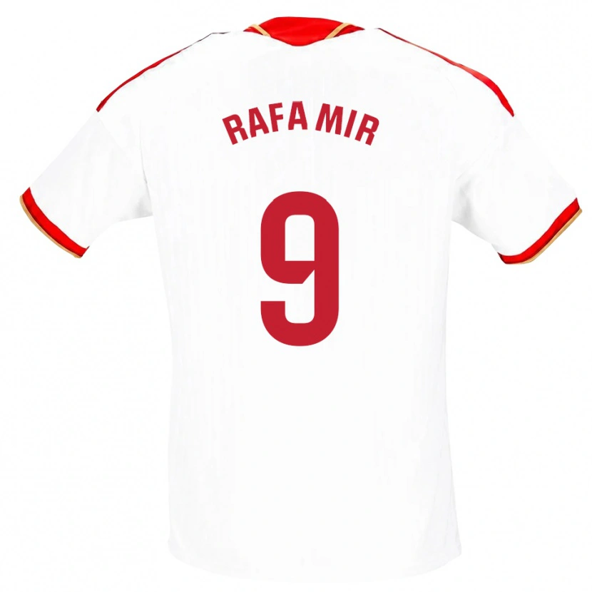 Danxen Kinder Rafa Mir #9 Weiß Rot Heimtrikot Trikot 2026/27 T-Shirt