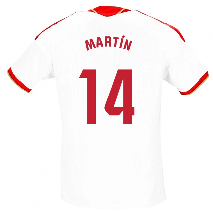 Danxen Kinder Nazaret Martín #14 Weiß Rot Heimtrikot Trikot 2026/27 T-Shirt