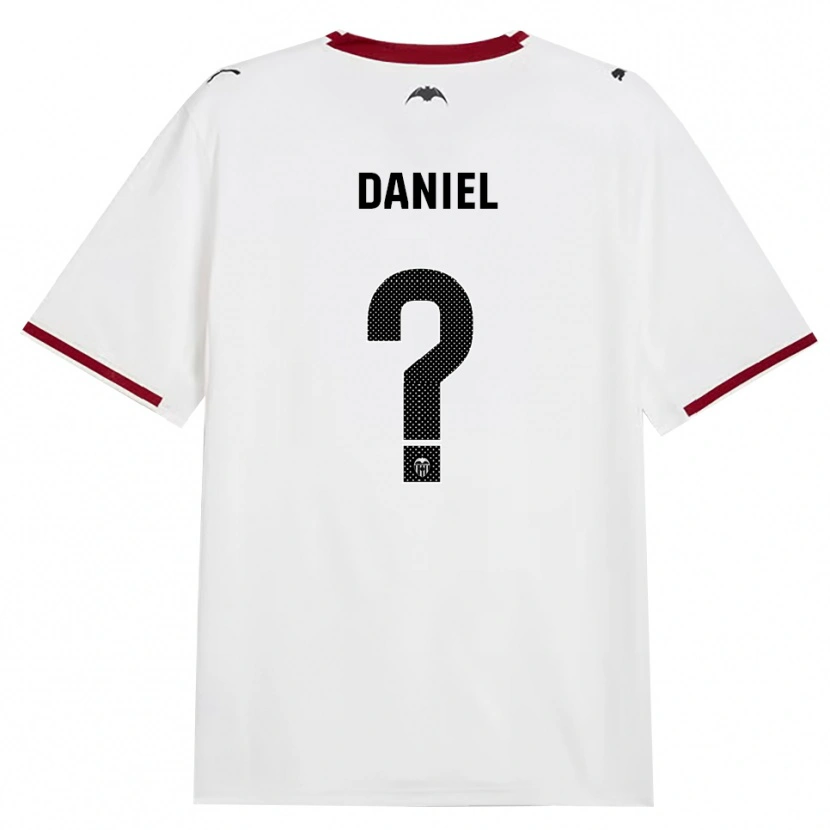 Danxen Kinder Daniel Jiménez #0 Schwarz Weiß Rot Gelb Heimtrikot Trikot 2026/27 T-Shirt